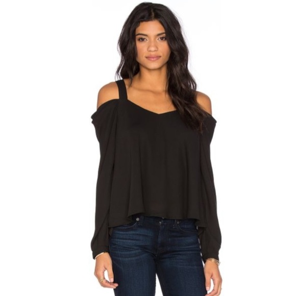 Krisa X Revolve cold shoulder top - Picture 1 of 4